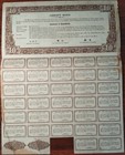 China 1937 Chinese Liberty   10 Dollars Coupons Bond Loan Share Stock