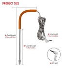 Replacement Meat Probe For Traeger Grill  2-pack Waterproof Probes