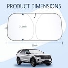 240t Thickened Windshield Sun Shade For Blocking 99  Sunlight   Heat  Truck  Suv