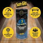 Sun-glo Speed 5 Five Star Shuffleboard Powder Wax Speed For 12-16 Foot 16 Oz