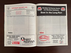 1986 Indianapolis Indians - Program - Unscored - Andres Galarraga  Ned Yost