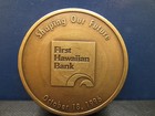 First Hawaiian Bank Center Bldg  1996 Hawaii Dedication Medal Coin Token