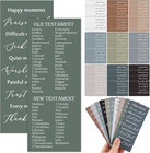 100 Pcs Christian Bulk Books Of The Bible Bookmarks 2 36 X 6 Inch Religious C   