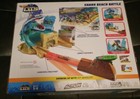 Hot Wheels City Shark Beach Battle Challenge Playset Track Builder System New