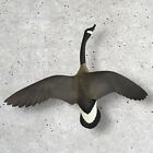 Rare Dave Stavely Miniature Wooden Flying Goose Decoy Hand Carving Signed 1979