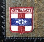 Vintage St  Maarten Country Flag Caribbean Travel Souvenir Iron-on Patch 1970   s