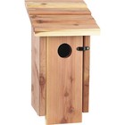 2 Pack Classic Natural Red Cedar Bluebird Wild Bird House  Bird Safe House