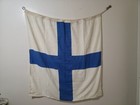 Vintage Navy Signal Flag X-ray Code X Size 4 Maritime Nautical Ship Alphabet