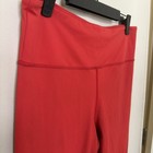 Zyia Active Women   s 12 Red Athletic Work Out Gym Running Ankle Leggings Pants