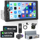 Touch Screen Car Stereo Radio Bluetooth Fm Player For Apple Carplay Android Auto