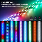 6ft Rgb Spiral Led Whip Lights Antenna   Flag For Atv Utv Polaris Can-am Buggy