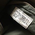 Vintage 1980s Military Army Cap Small Combat Cap W  Flaps Green Cotton One Size