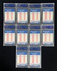  10  1987 Fleer  604 Barry Bonds Rookie Baseball Cards Psa 9 Mint  10 Card Lot 