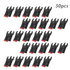 50pcs Bi-metal Oscillating Saw Blades 34mm Multi Tool Blades Kit Metal Cutting