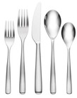 Hampton Forge Ella Satin Fade Flatware Set Stainless Steel 20 Piece Service 4