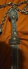 Vintage Original Caucasian Silver Dagger Or Kindjal Widely Used By Cossacks