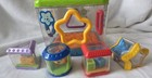 Fisher Price Peek A Block Musical Shape Sorter With Handle 2003 Tested 4 Shapes