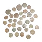 Large Lot  35  Ancient Roman Coins Unidentified Bronze Lower Grade Exact Lot 