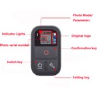 Original Gopro Smart Wi-fi Remote Control For Hero 8 7 6 5 4 3 Max -black
