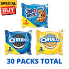 Sweet Treats Cookie Variety Pack Oreo  Oreo Golden   Chips Ahoy   30 Snack Packs