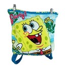 Spongebob Patrick Time To Party 2 In 1 Beach Towel Backpack Blanket 2005 Vintage