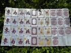 Mother Of Pearl American Mahjongg Tile Set - Large Elegant Tiles - Easy To Read