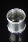 Gorham Deco Sterling Silver Napkin Ring  b2027 Gadrooned Borders Monogrammed