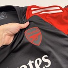 Adidas Arsenal Jersey Mens Xl Aeroready Black Red Green Soccer Shirt Slim Fit