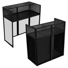 Portable Dj Booth Facade Stand  Foldable Table 42  X 46  X 21  Tabletop
