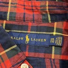 Polo Ralph Lauren Shirt 2xl Xxl Mens Red Plaid Check Classic Fit Long Sleeve