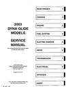 Printed Service Repair Work Shop Manual 2003 Harley Davidson Dyna Wide Glide