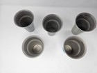 5 Piece Lot- Anodized Aluminum Tumblers Drinking Glasses Vintage Retro Metal Cup