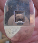One Vintage 950 Sterling Silver Japanese Salt Or Pepper Shaker Fossil Asian Art