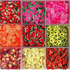 1000pcs Polymer Clay Resin Fruit Slice For Epoxy Silicone Mold Diy Craft Jewelry
