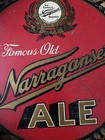 Vintage Narragansett Ale Metal Beer Tray