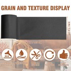 Vigorder Leather Repair Tape  3  X 61  Self Adhesive X 61   Black