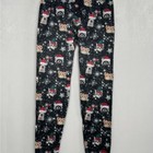Women s Ugly Christmas Leggings Animals Santa Hats Fleece Size S m