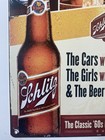 Schlitz Beer Malt Liquor Metal Sign - 1960   s Classic Formula
