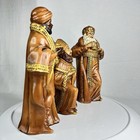 Vintage Kurt Adler Paper Mache Mid Century 3 Wisemen Nativity Figures 10 In 