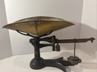 Antique Original Cast Iron brass Fairbanks Scale Crow Foot Merchant