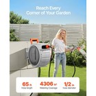 Retractable Garden Hose Reel 1 2 Inch X 65 Ft Wall Mounted Garden Hose Reel