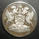 1972 Trinidad   Tobago 50 Cents Proof Coin 10th Anniversary Of Independence Km13