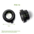 Adjustable Aperture Lens Cap For Pvs14 Pvs31 Protective Cover Nvg Accessories Us