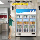 59   Commercial Merchandiser Refrigerator 35 Cu ft Beverage Cooler 3 Glass Doors