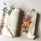  Diamond Art Bookmarks 4pcs  Acrylic Diamond Bookmarks Kits For Bright Yellow