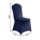 Lzy 20pcs Spandex Chair Cover Stretch Slipcovers For Wedding Party Dining