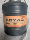 Royal Crock Lined Antique Vintage Thermos Jug Collectible Lunch Picnic Display