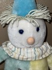 Vintage Eden Baby Clown Wind Up Musical Pastel Colors Plush 16  - Sunshine