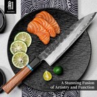 Kawahiro Hand-forged Japanese Chef Knife Vg-10 Steel 8  Inch
