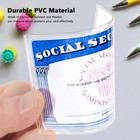 6 Pack Social Security Card Holder   social Security Card Protector Sleeve   new    